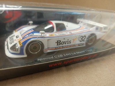 1/43 Spark Aston Martin Nimrod C2B Le Mans 1984 Sheldon Atwood Salmon