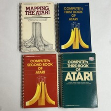 Compute!'s First Second Third Book of Atari & Mapping The Atari - Vintage 1980s