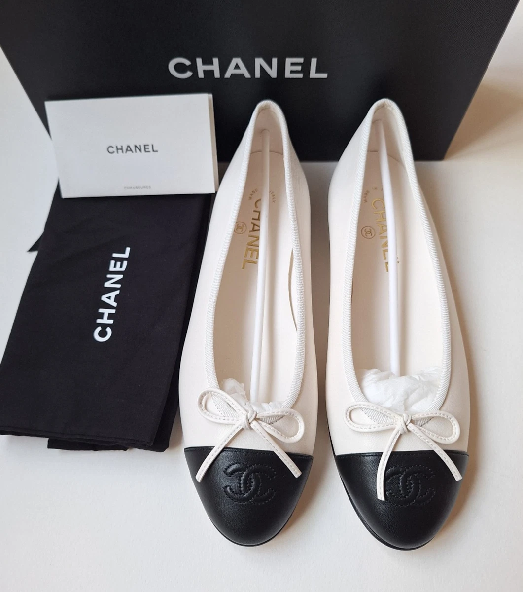 CHANEL Round Toe Chanel Ballerina Flats for Women for sale | eBay