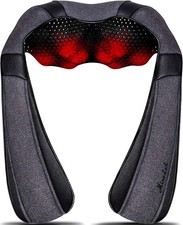 Neck Massager for Pain Relief Deep Tissue, Shiatsu Shoulder  Back Massager
