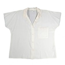 Vintage Fiorella Damen Bluse - 100% Seide - W...