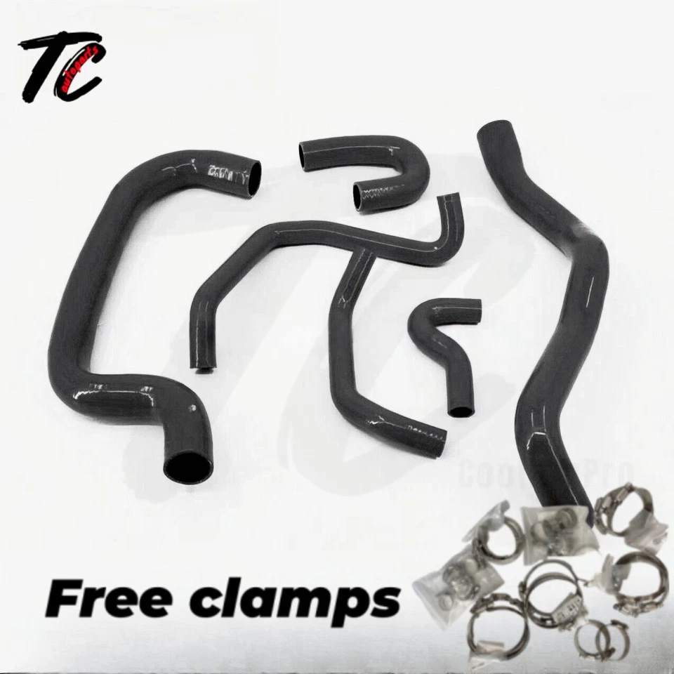 Kit de manguera de calentador de radiador de silicona para Nissan Máxima SE 1992-1994 3,0 L V6 VE30DE Foto 4 de 4