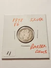 1898 VG+ 1899 SILVER BARBER DIMES RARE