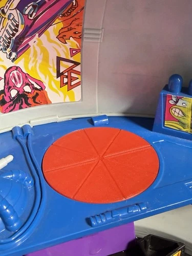 Vintage TMNT 1989 Technodrome Red Krang Escape Hatch 3d Printed