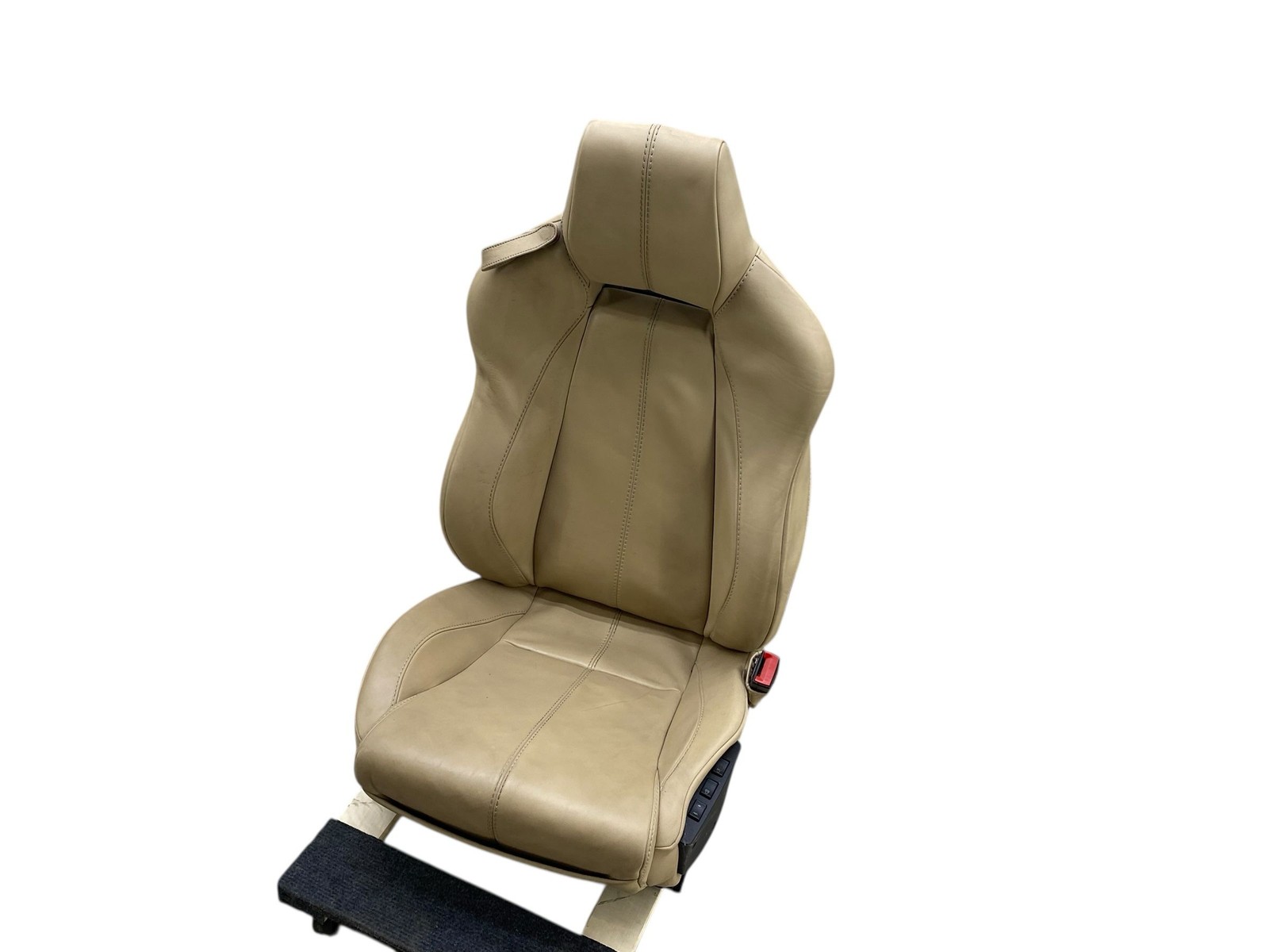 2009 Aston Martin Vantage Front Right Seat Cream Truffle Sandstone W/ Srs Bag