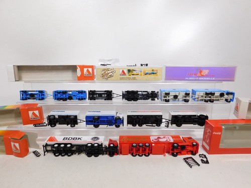DP332-2# 7x Albedo H0 1:87 LKW MB Fiat BDBK Iveco Scania Renault Coca-Cola OVP - 第 3/5 張圖片