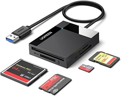 Ugreen 4-in-1 SD Card Reader   USB 3.0 Micro SD & Memory Card Adapter for Extern