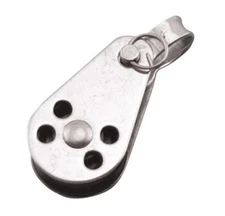 PULLEY BLOCK 304 STAINLESS STEEL WITH BRACKET 1" (S0405-BR25)