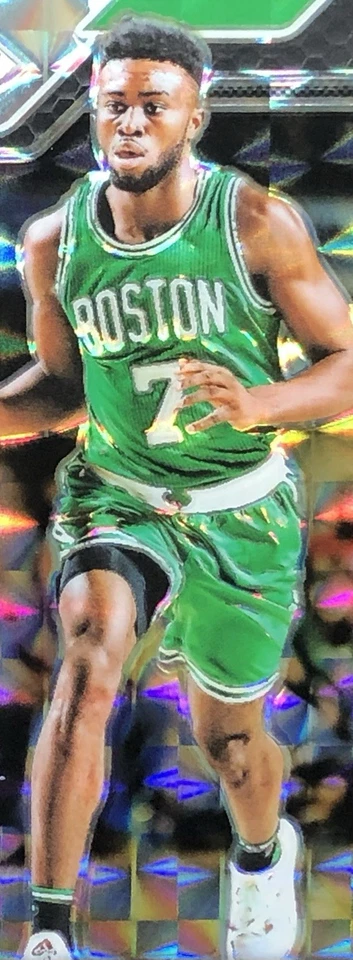 Tarjeta de novato Prizm MOSAIC Jaylen Brown 2016-17 PLATA PRIZM SSP No. 45 RARO 📈📈 Foto 3 de 4