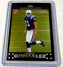2007 Topps Chrome #TC206- Anthony Gonzalez Rookie Rc Card. rookie card picture