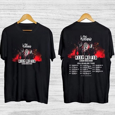 The Warning Band Keep Me Fed World Tour2025 Unisex All Size 16D192
