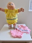 VTG CABBAGE Patch Kids Boldly  Blue Eyes, Dimples, Freckles , Two Outfits