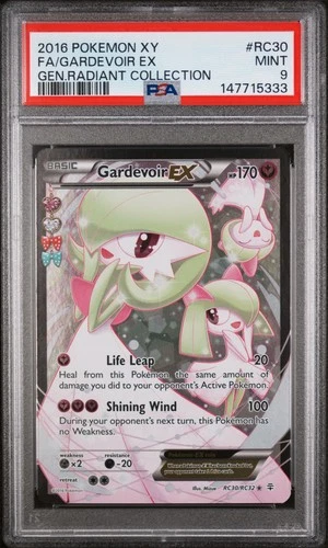 2016 POKEMON XY GENERATIONS RADIANT COLLECTION #RC30 FULL ART/GARDEVOIR EX PSA 9