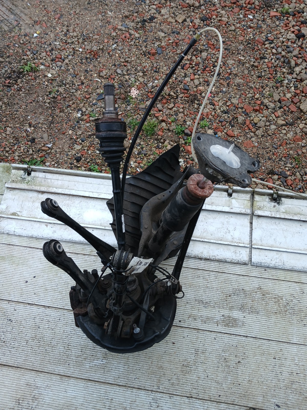 BMW 320D 420D F30  PASSENGER LEFT REAR SUSPENSION CORNER HUB SHOCK ARMS COMPLETE