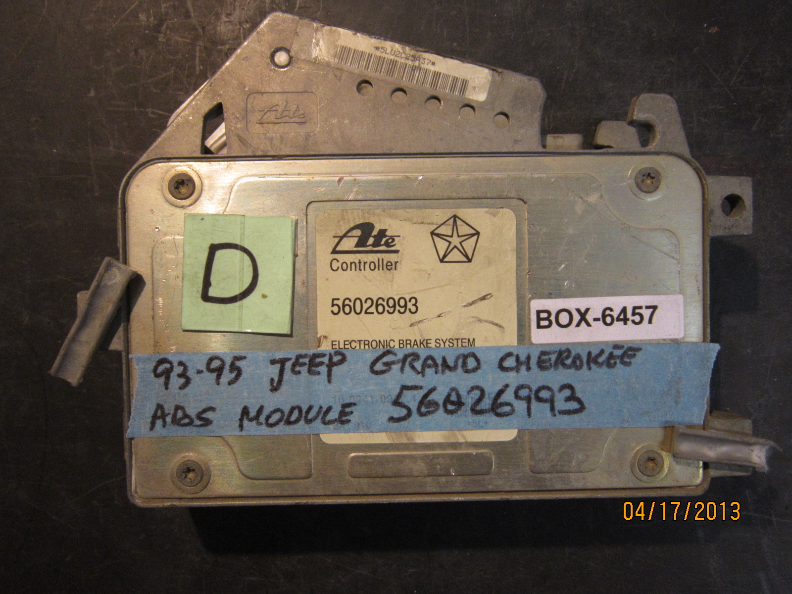 93 94 95 JEEP GRAND CHEROKEE ABS MODULE 56026993 *See item description* eBay