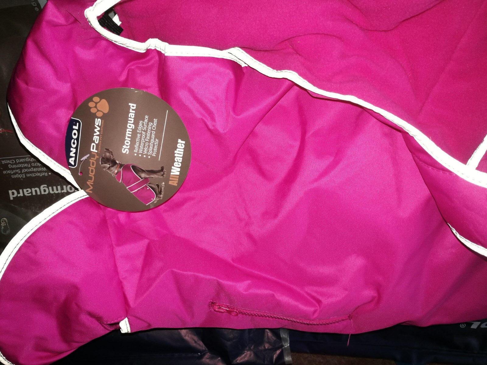 Ancol muddy paws stormguard dog coat sizes L and XL pink eBay
