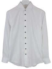 SUITSUPPLY Traveller Extra Slim Fit Formal Shirt Men's UK 40 White