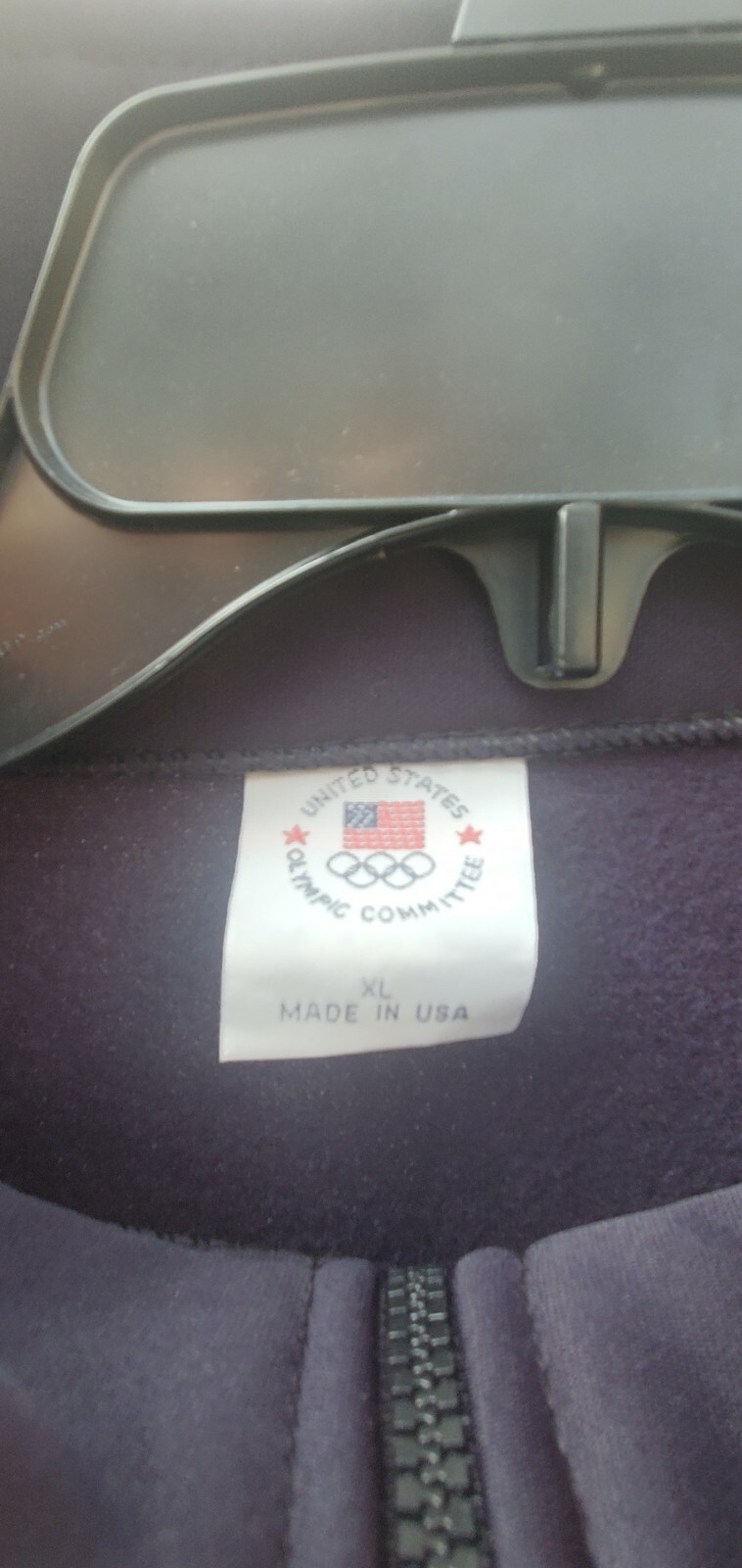 USOC USA Olympic Committee Mens Track Jacket Blue… - image 4