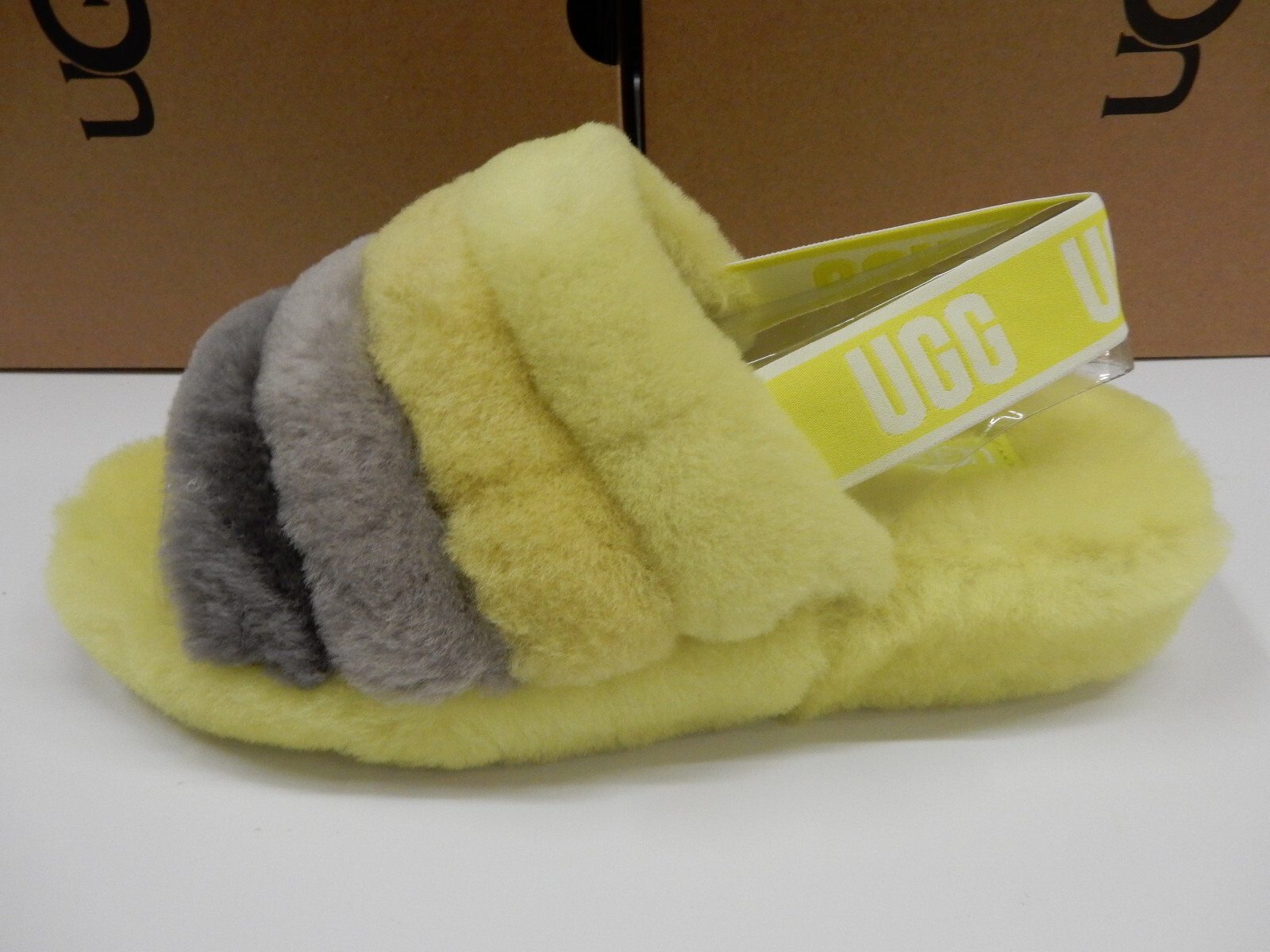 PANTOFOLA D’ORO UGG Fluff Yeah Slide Zolfo Multi 9