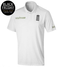 England Cricket Polo Shirt Youth - adidas ECB Polo Top - Juinor / Kids