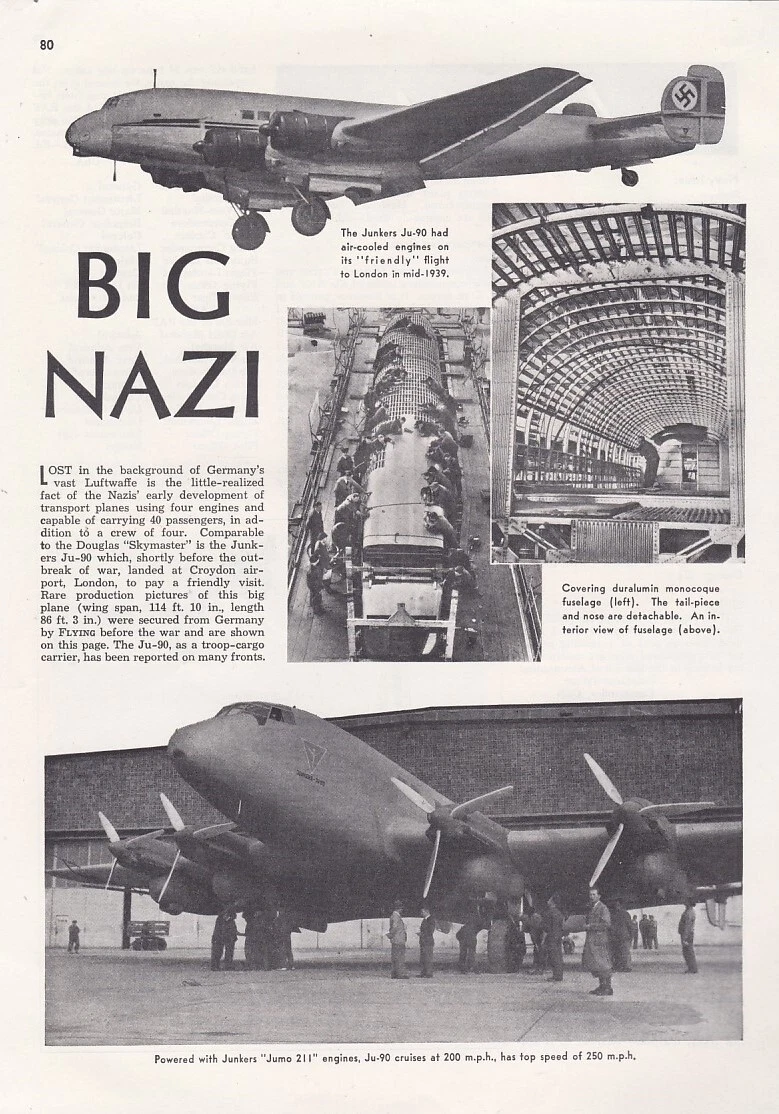 Ju92 Rig Junkers Ju 90