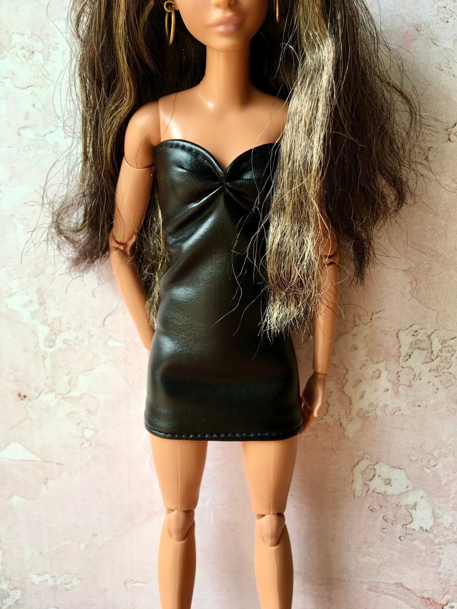 Onyx Faux Leather Tube Bandeau Dress for Doll 1/6-scale, 11.5 Inch | eBay Onyx Faux Leather Tube Bandeau Dress for Doll 1/6-scale, 11.5 Inch | eBay