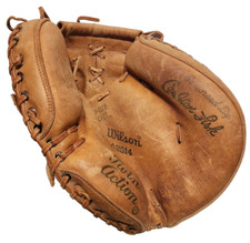 Vintage Carlton Fisk Catchers Mitt Wilson A2514 Baseball Glove RHT Air Lite