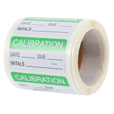 Quality Control Label Adhesive Calibration Sticker Grocery Goods Label
