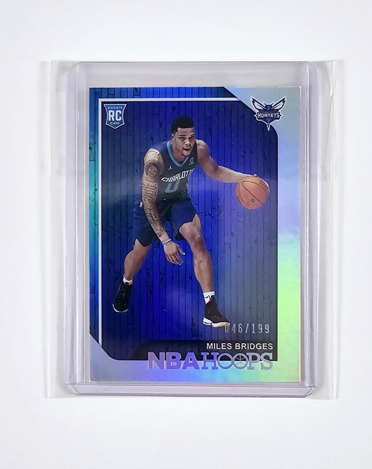 2018-19 Panini NBA Hoops - Silver #272 Miles Bridges #/199 (RC)