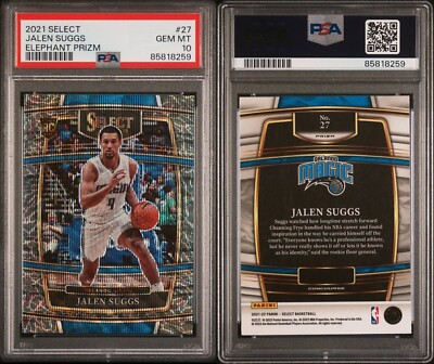 Jalen Suggs PANINI SELECT 直書き auto /25シリ Jalen Suggs PANINI SELECT 直書き auto /25シリ（Jalen Suggs