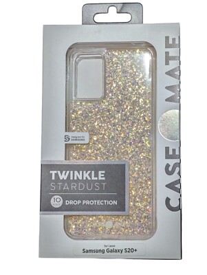 F1. Case-Mate Twinkle Series Hybrid Case for Galaxy S20+ (Plus) Twinkle Stardust