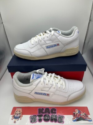 Reebok Workout Plus Vintage White Gray 100010287 Men's Size oki 