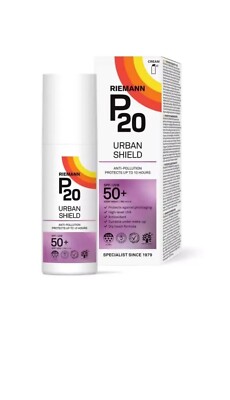 Riemann P20 Urban Shield Gesichtscreme 50+ Schadstoffschutz, trockene Berührung 