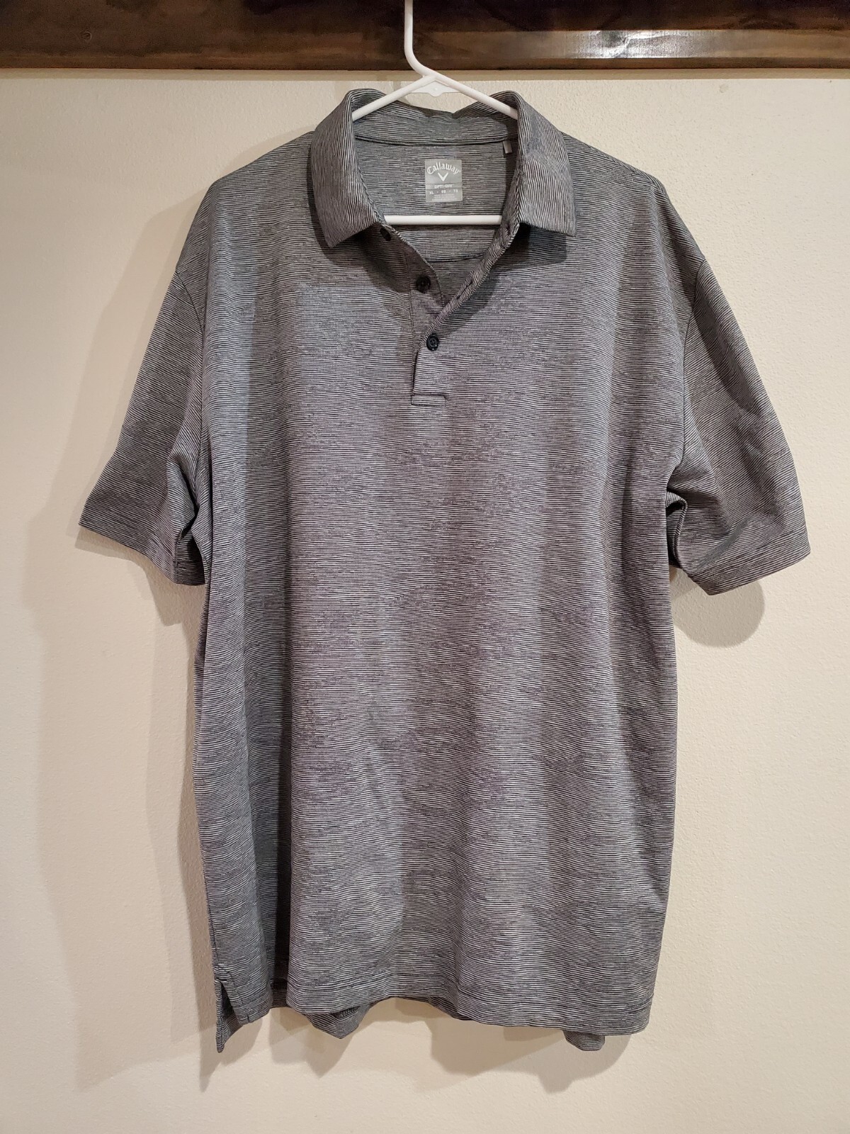 Callaway Opti Dri Performance Golf Polo Shirt for Men in XL Grey-image