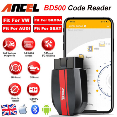 ANCEL BD500 Diagnosegerät OBD2 Gerät Auto Tester Alle System KFZ Scanner für VAG