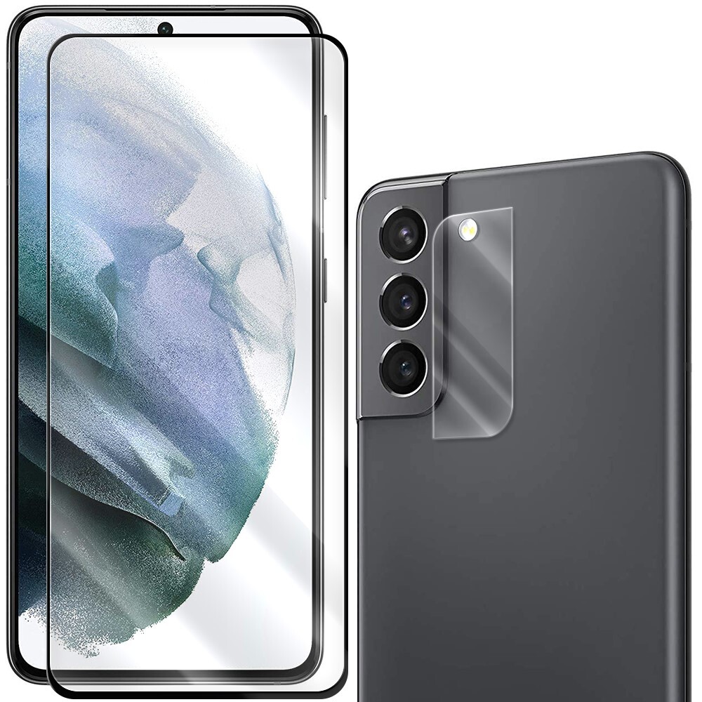 Screen Protector+Camera Lens Protector for Verizon Samsung Galaxy S21 SM-G991U1-image