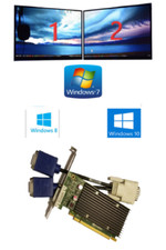Dell OptiPlex 3010 7010 9010 NVIDIA NVS 300 Dual VGA Monitor Video Card Win 10 7