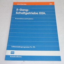 Ssp. 99 Self Study Program Audi VW 5 Speed Commutation - Gear 02A Stand 02/1988