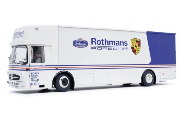 Schuco 450032800 Renntransp. Rothmans 1:18 Standmodell Neu Ovp-image