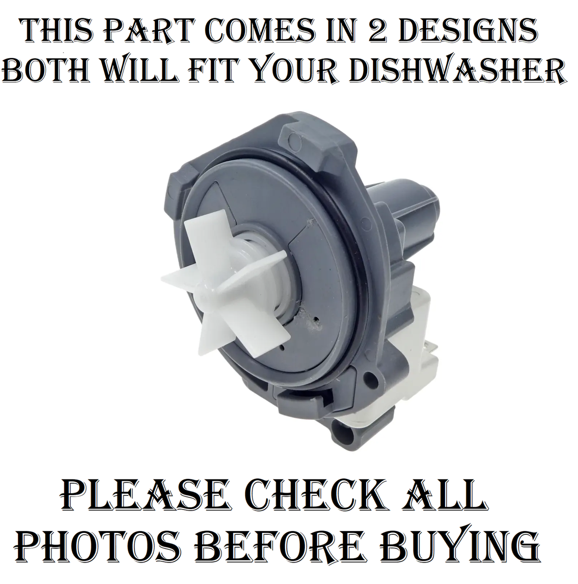 Drain Pump Kenwood Dishwasher Kdw60w15 SPARES2GO Internal Hose