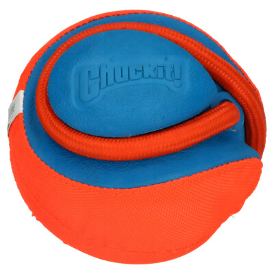 Chuckit! Hundespielzeug Rope Fetch, interaktiv, 13 cm, orange/blau