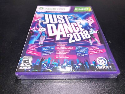 RARE! Just Dance 2018 Xbox 360 Brand New factory sealed Free Shipping & Returns!