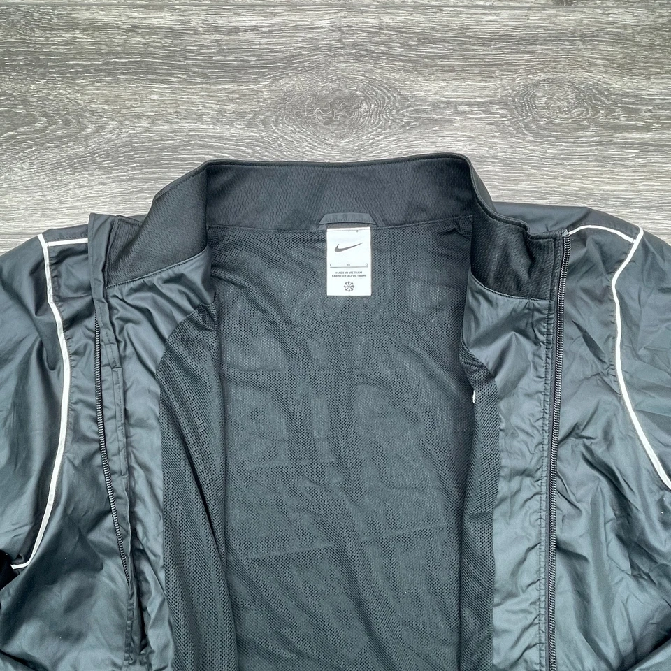 Nike Pitt Panthers Jacket Mens Large Black Windbreaker Swoosh Pittsburgh Band - Image 3 of 4