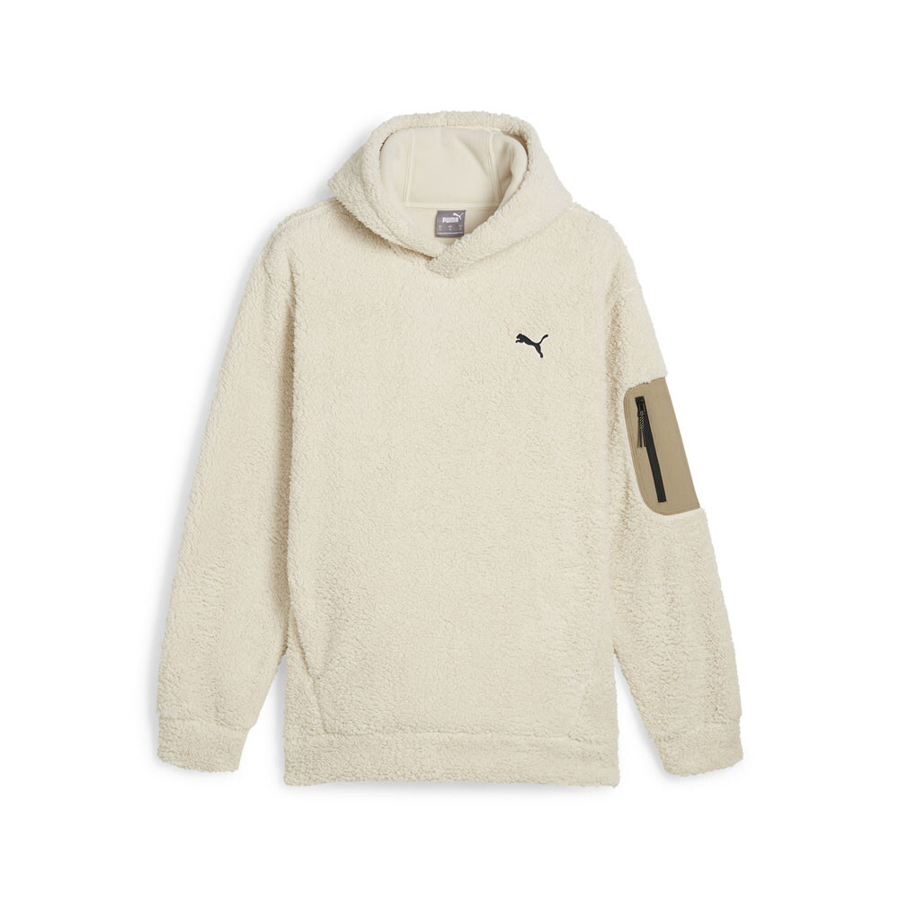 Утепленная толстовка с капюшоном Puma Open Road Мужская белая повседневная верхняя одежда 68165787