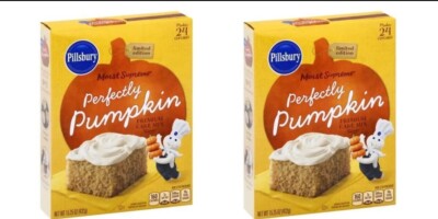 Pillsbury Moist Supreme Perfectly Pumpkin Premium Cake Mix (2 Boxes) DEC 2024