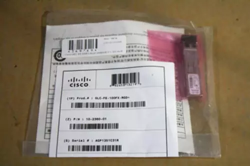 New Cisco GLC-FE-100FX-RGD 100BASE-X Small Form-Factor Transciever Modules
