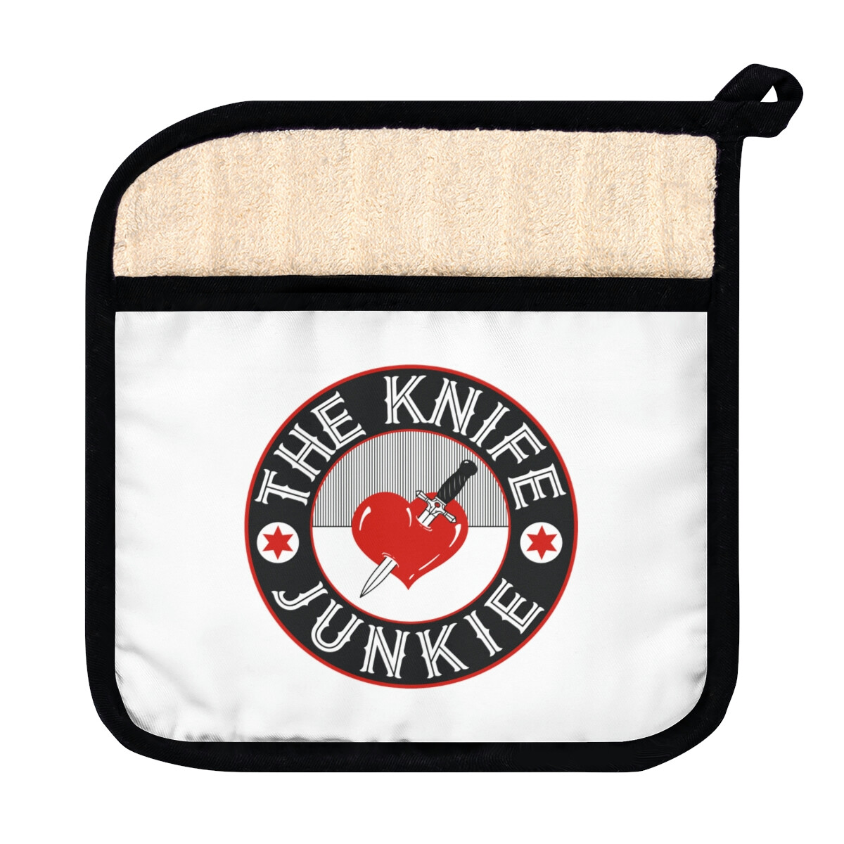 The Knife Junkie Kitchen Pot Holder with Pocket eBay