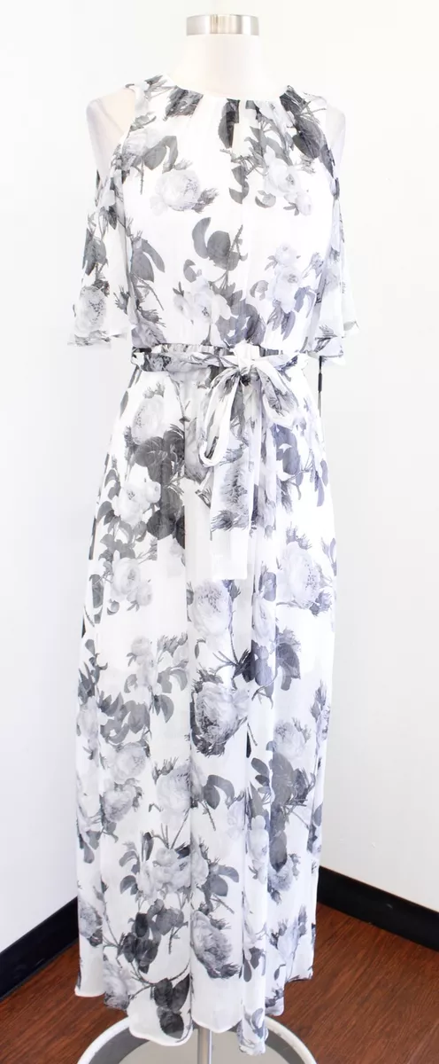Calvin klein cold sales shoulder maxi dress