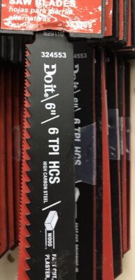 6 inch six TPI reciprocating saw blades do it best 324553 TOOL