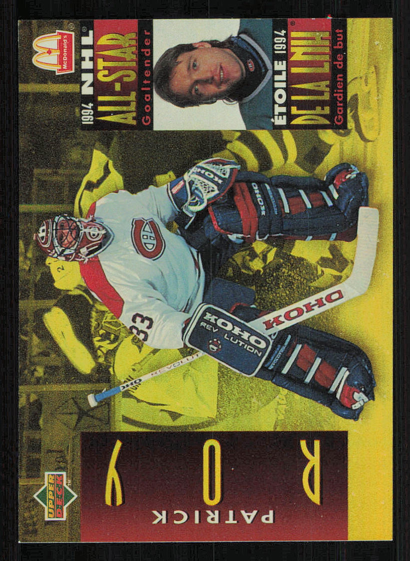 1994-95 McDonald's Upper Deck #McD4 Patrick Roy